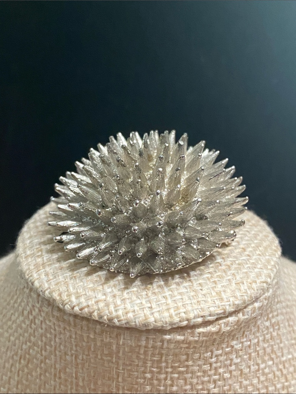 VTG Silver Sea Urchin Brooch